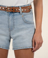 Kut Jane High Rise Shorts- Charity-Hand In Pocket