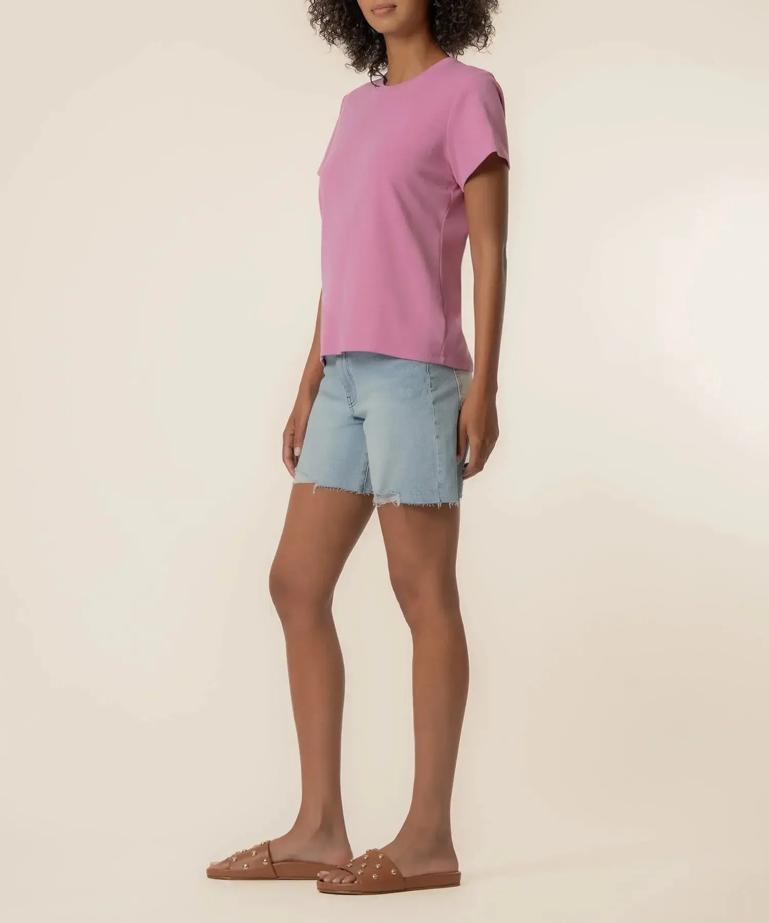 KUT Remington S/S Shirt - Cupcake-Hand In Pocket