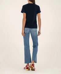 KUT Remington S/S Shirt- Navy-Hand In Pocket