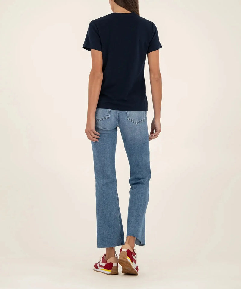 KUT Remington S/S Shirt- Navy-Hand In Pocket