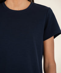 KUT Remington S/S Shirt- Navy-Hand In Pocket