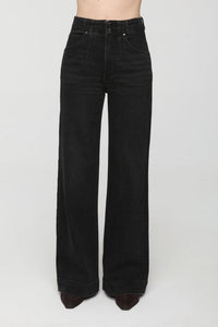 Pistola Lana DBL Button High Rise Ultra Wide Leg - Jetset-Hand In Pocket