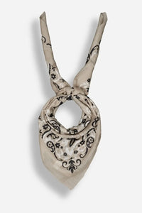 Juniper Scarf Bandana - Taupe-Hand In Pocket