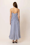 Line + Dot Noah Maxi Dress - Blue/White-Hand In Pocket