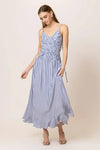 Line + Dot Noah Maxi Dress - Blue/White-Hand In Pocket