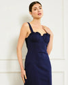 Line + Dot Perla Maxi Dress- Navy-Hand In Pocket