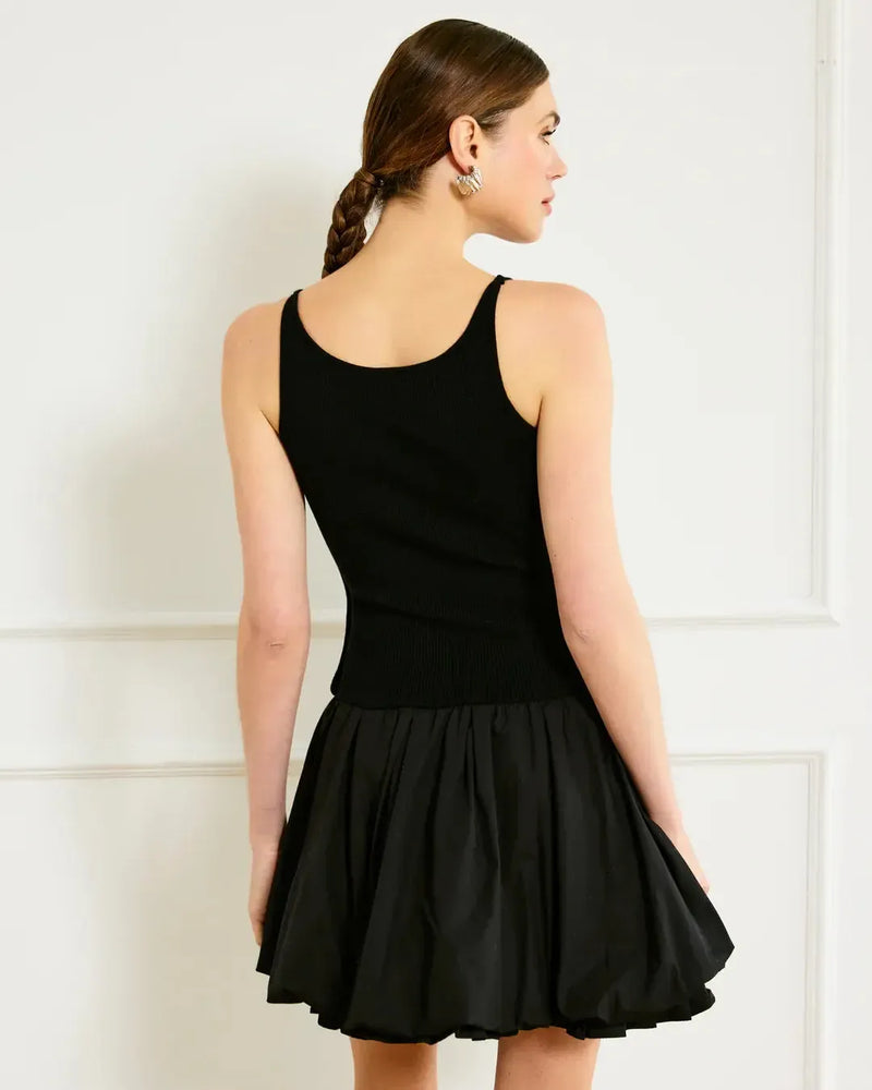 Line + Dot Praia Dress- Black-Hand In Pocket