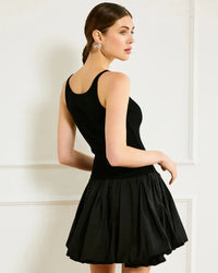 Line + Dot Praia Dress- Black-Hand In Pocket