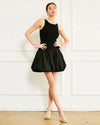Line + Dot Praia Dress- Black-Hand In Pocket