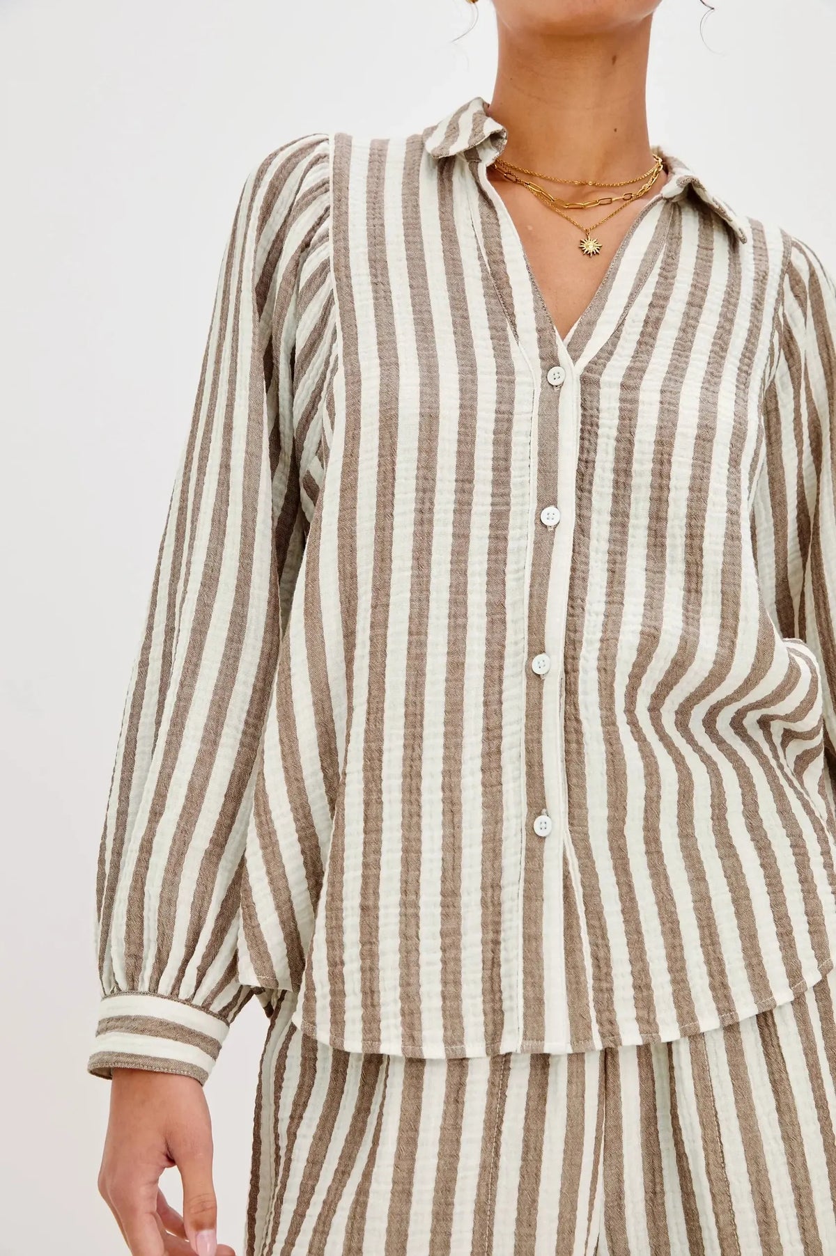 Rails Lo Shirt- Milos Stripe-Hand In Pocket
