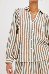 Rails Lo Shirt- Milos Stripe-Hand In Pocket