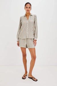 Rails Lo Shirt- Milos Stripe-Hand In Pocket