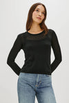 Rails Lovisa Long Sleeve Top-Black-Hand In Pocket