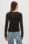 Rails Lovisa Long Sleeve Top-Black-Hand In Pocket