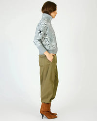 Line + Dot Rio Sweater - Grey-Hand In Pocket