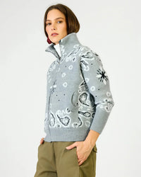 Line + Dot Rio Sweater - Grey-Hand In Pocket