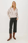 Rails Lune Zip Up- Oatmeal-Hand In Pocket