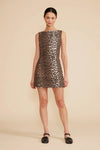 Lucy Paris Cara Leopard Dress- Leopard-Hand In Pocket