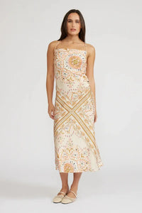 Lucy Paris Eden Cowl Neck Dress- Multi-Hand In Pocket