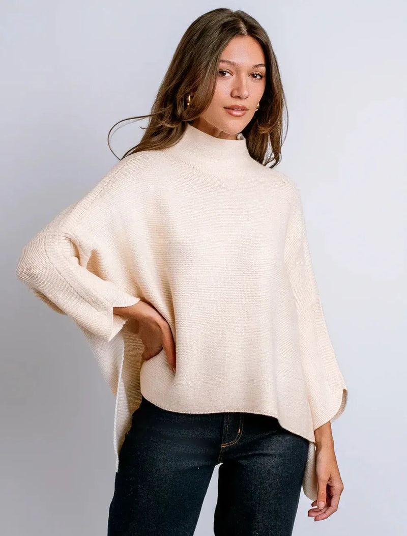 Kerisma Boho Sweater - Ecru-Hand In Pocket