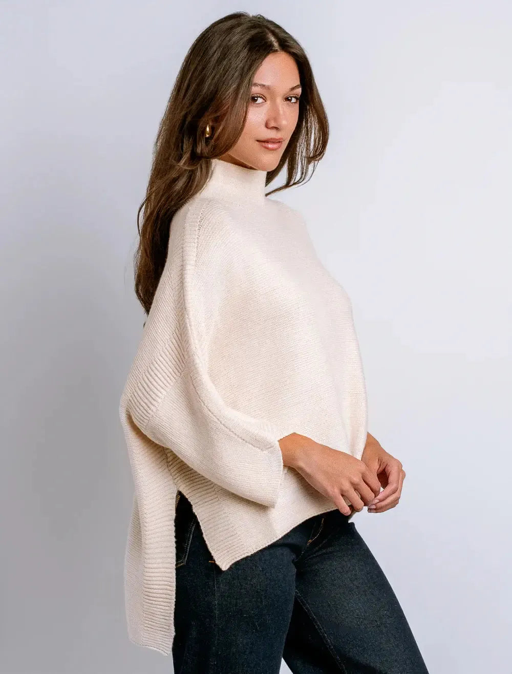 Kerisma Boho Sweater - Ecru-Hand In Pocket