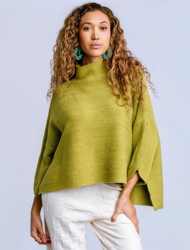 Kerisma Boho Sweater - Green Tea-Hand In Pocket