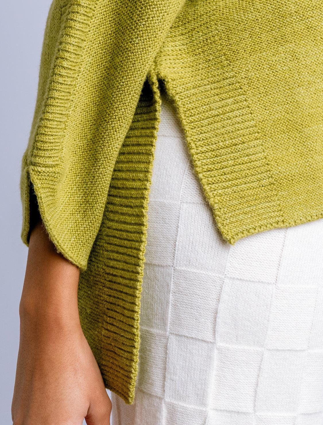 Kerisma Boho Sweater - Green Tea-Hand In Pocket