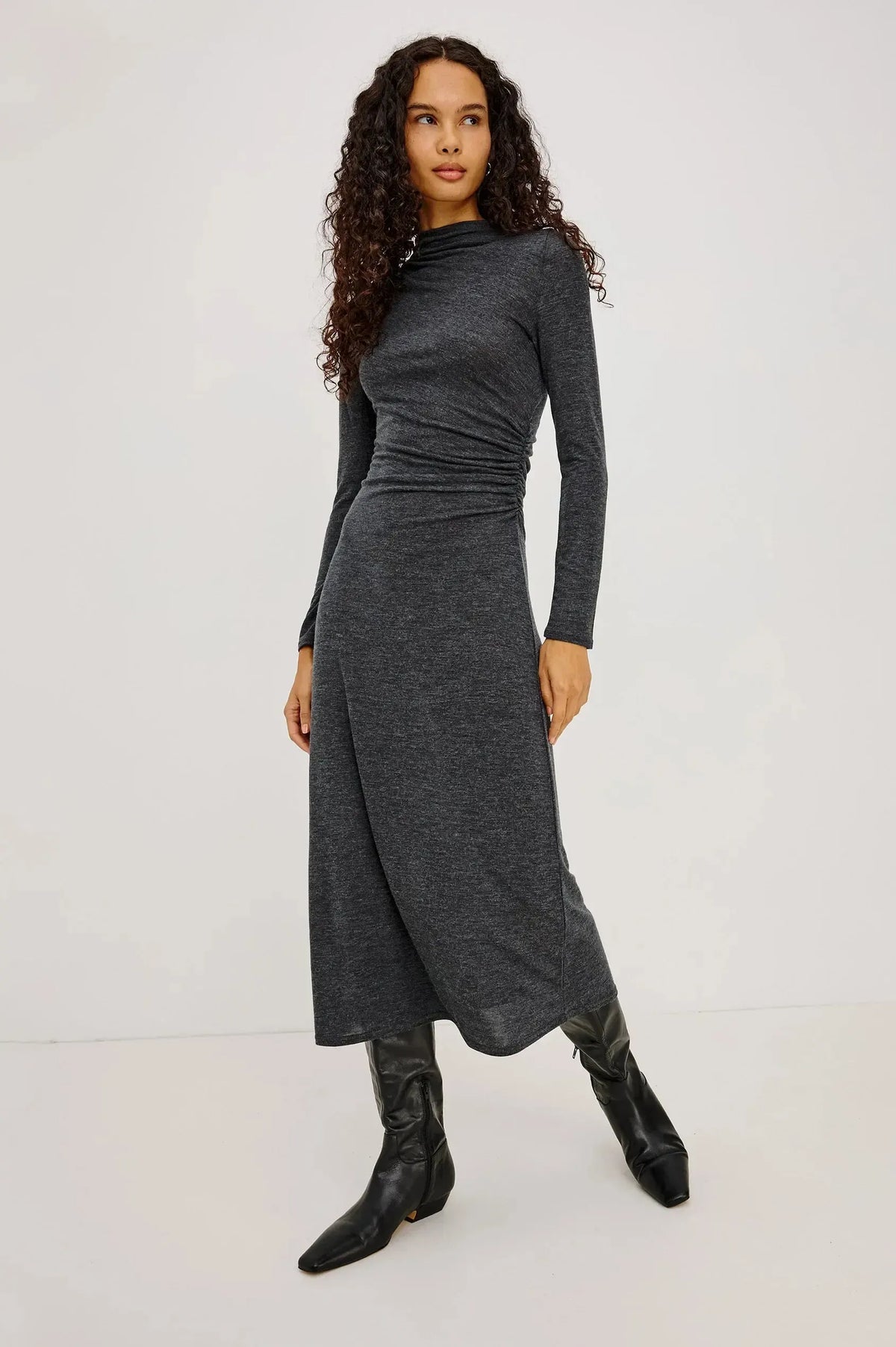 Rails Margaret Maxi Dress - Charcoal-Hand In Pocket