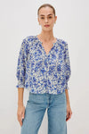 Rails Mariah Top- Blue Marguerite-Hand In Pocket