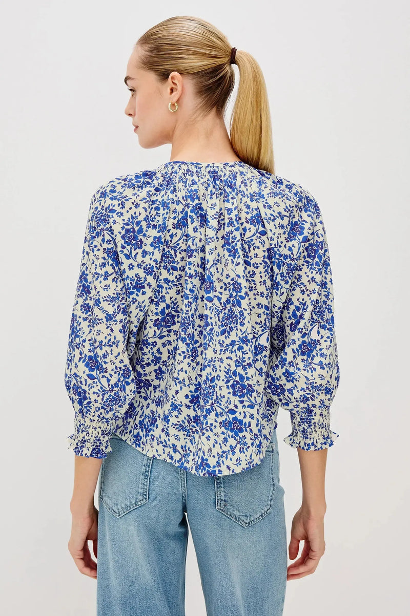 Rails Mariah Top- Blue Marguerite-Hand In Pocket
