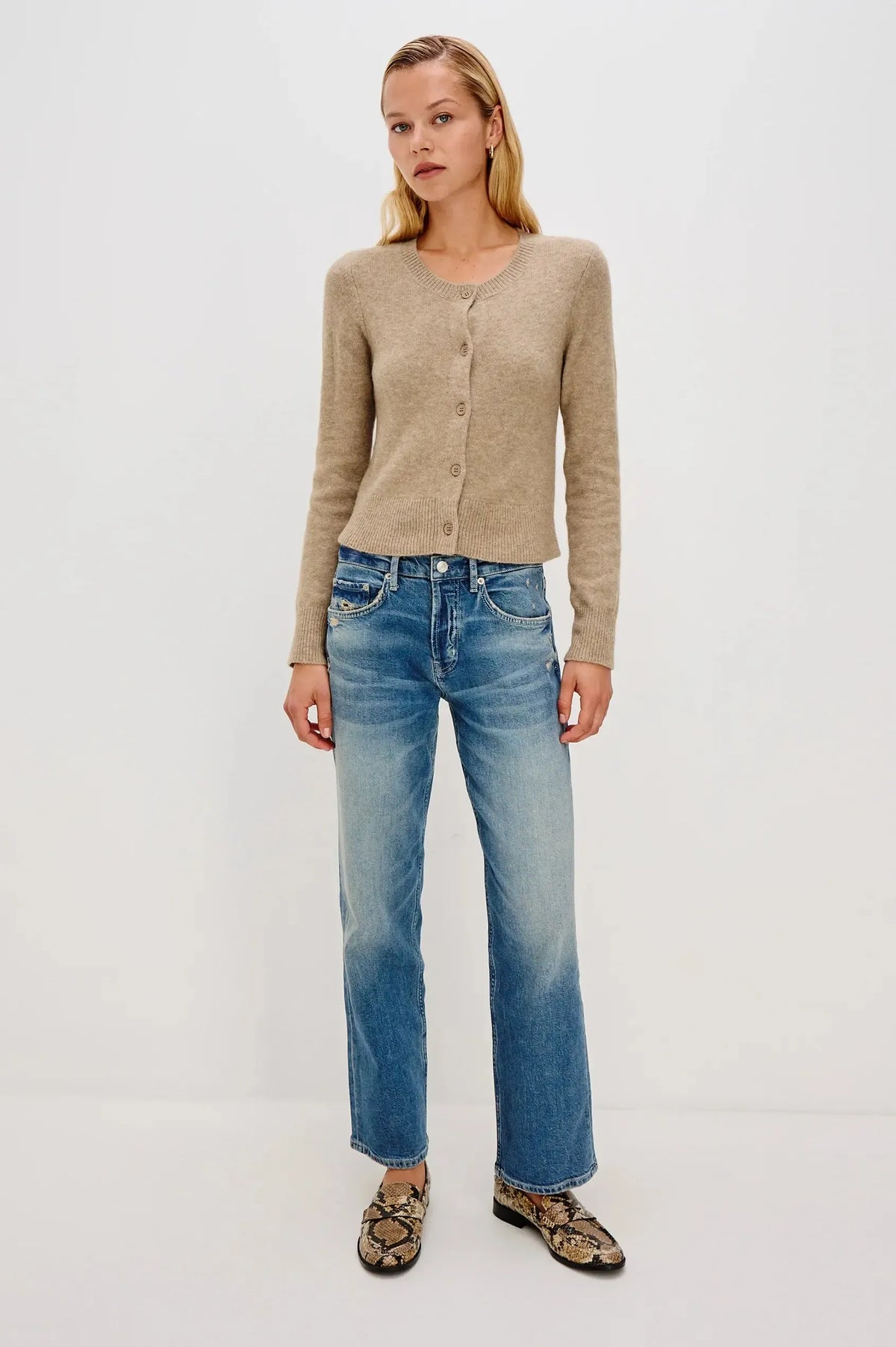 Rails Matilda Cardigan - Heather Oat-Hand In Pocket