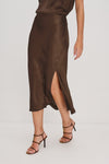 Rails Maya Midi Skirt- Espresso-Hand In Pocket