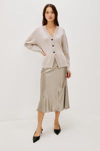 Rails Maya Midi Skirt- Mink-Hand In Pocket