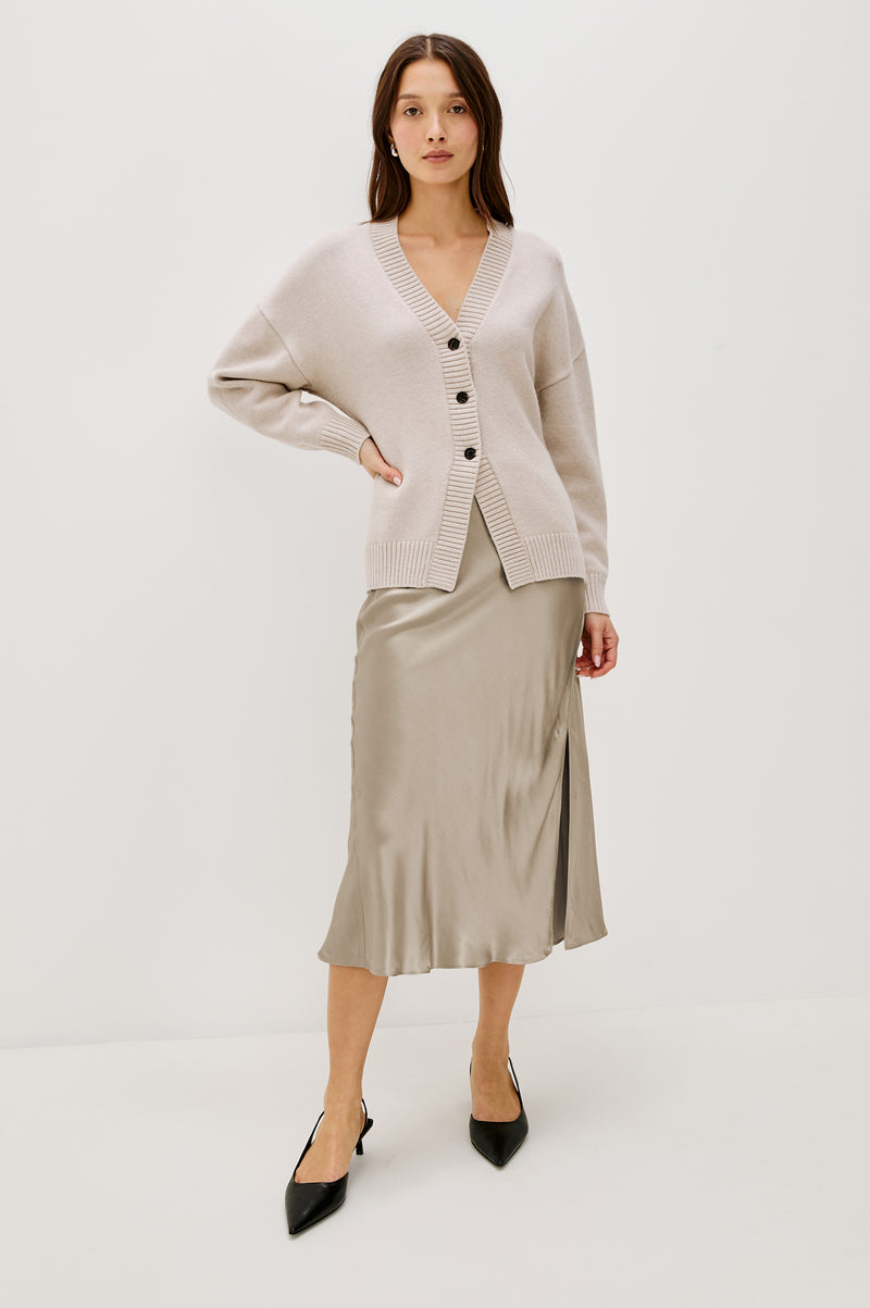 Rails Maya Midi Skirt- Mink-Hand In Pocket