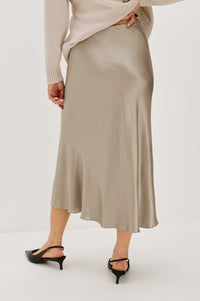 Rails Maya Midi Skirt- Mink-Hand In Pocket