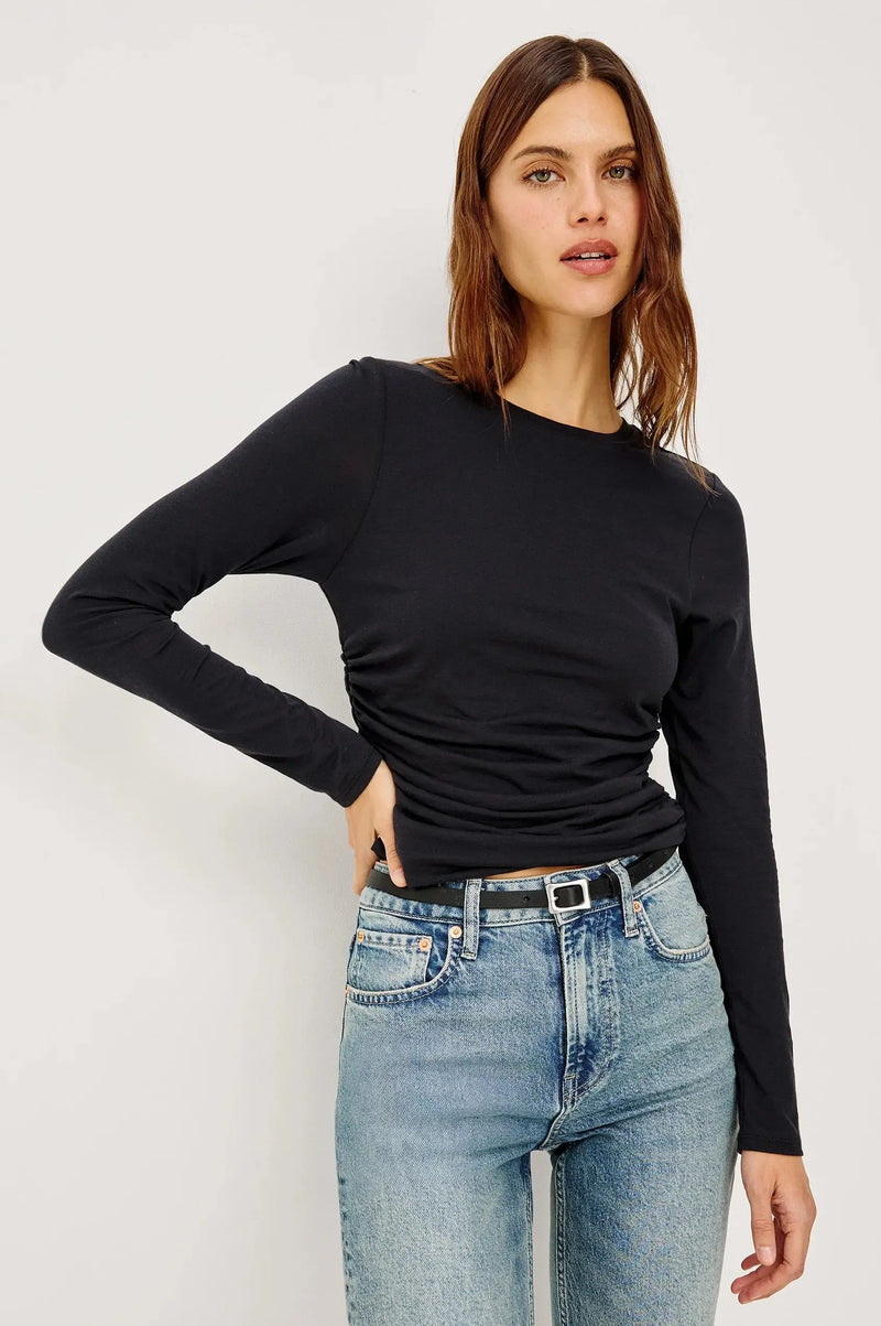 Rails Melle Top - Black-Hand In Pocket