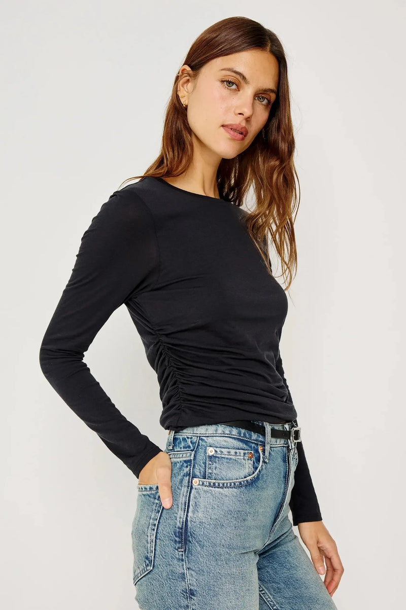 Rails Melle Top - Black-Hand In Pocket