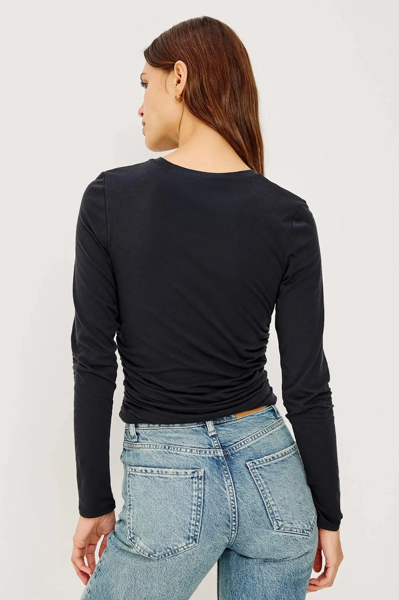 Rails Melle Top - Black-Hand In Pocket