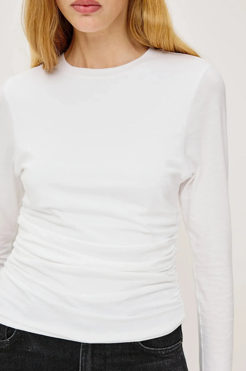Rails Melle Top- White-Hand In Pocket