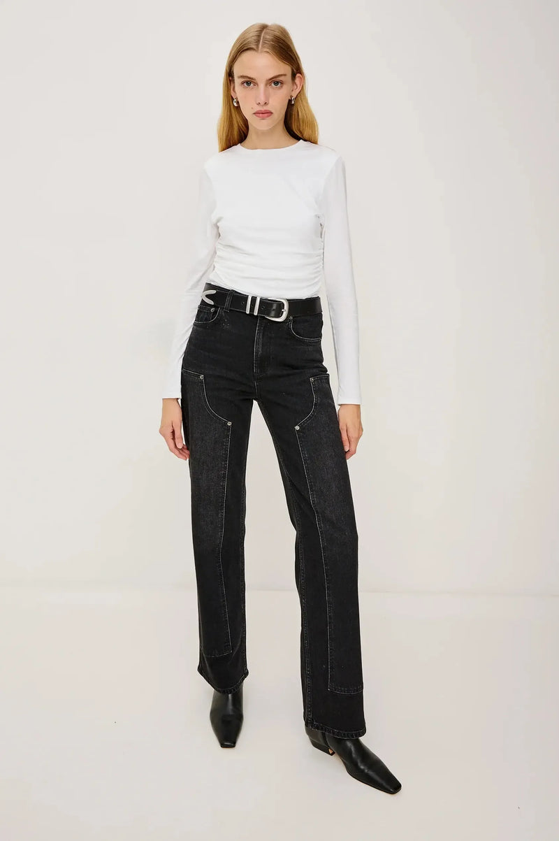 Rails Melle Top- White-Hand In Pocket