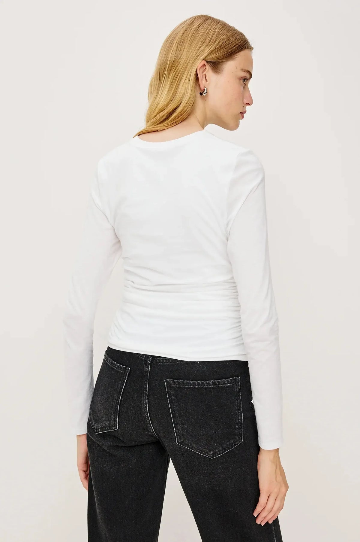 Rails Melle Top- White-Hand In Pocket