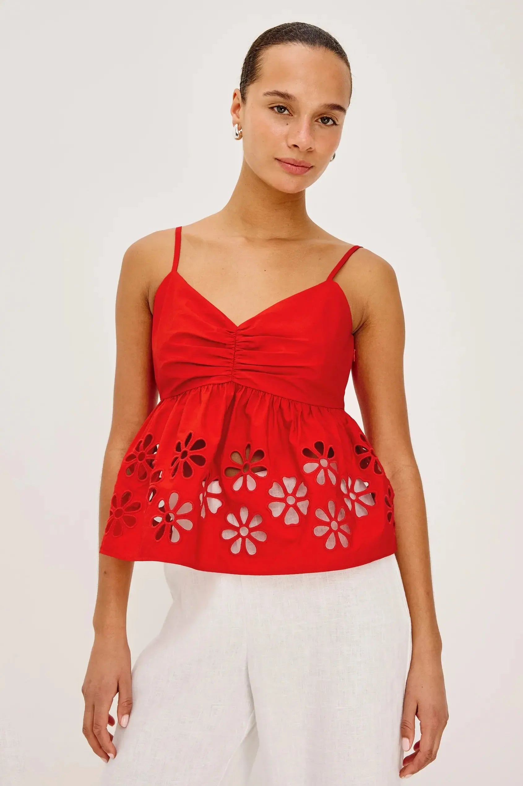 Rails Meru Top - Scarlet-Hand In Pocket