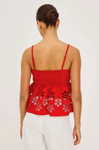 Rails Meru Top - Scarlet-Hand In Pocket