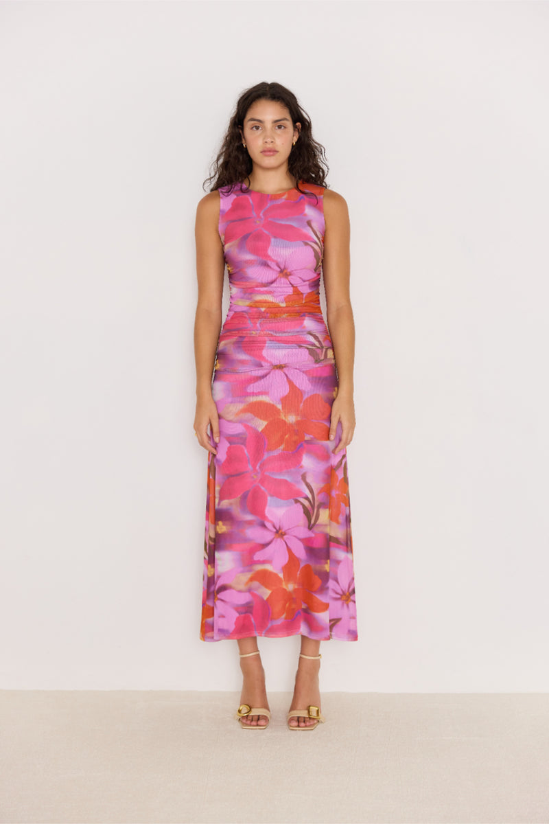 sierra midi dress Scarf Print DRESS SUMMER DRESS BUTTON DOWN DRESS SUMMER LINEN DRESS Greta Scarf Print / S