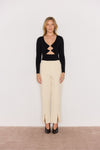 MINKPINK Saylor Knit Top - Black-Hand In Pocket