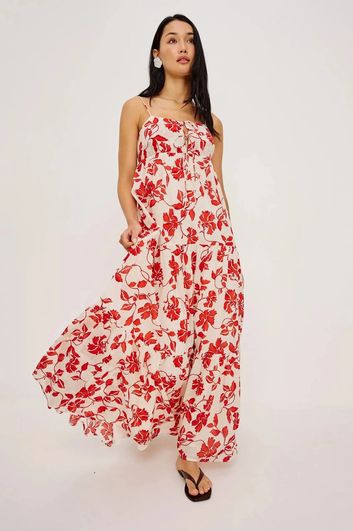 Rails Mica Dress - Red Jasmine-Hand In Pocket