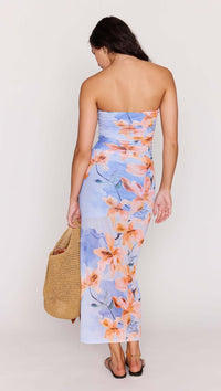 MINKPINK Sunspell Mesh Midi Dress - Watercolor-Hand In Pocket