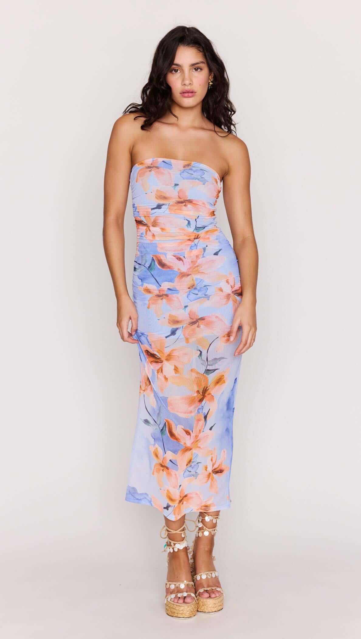 MINKPINK Sunspell Mesh Midi Dress