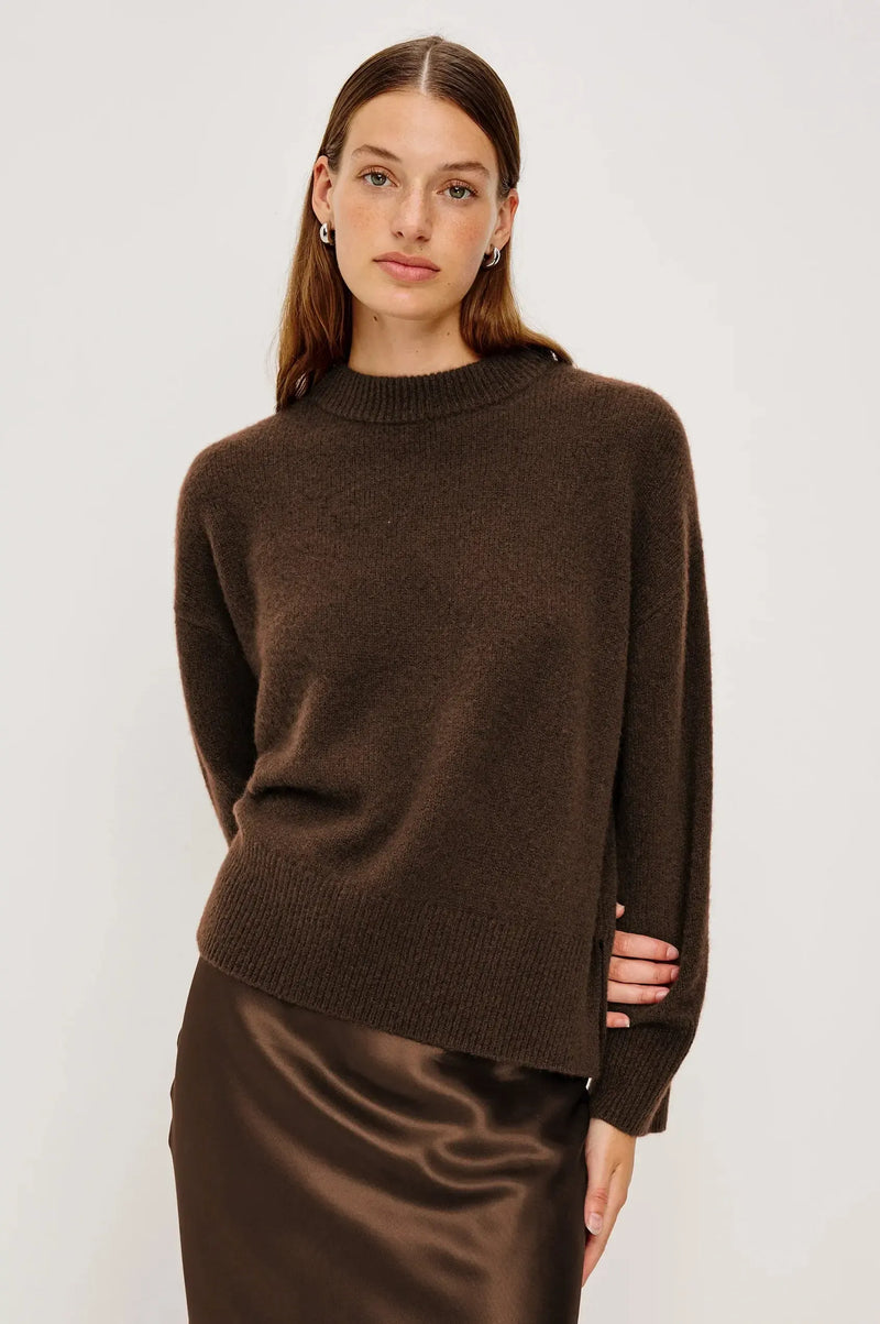 Rails Miranda Sweater - Chocolate-Hand In Pocket
