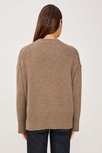 Rails Miranda Sweater - Oatmeal-Hand In Pocket